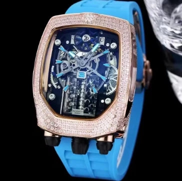 Advanced limited edition men's mechanical watch new design carving custom watch automatic mechanical men's watch men's gif
