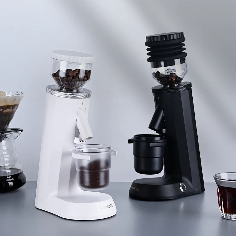 Portable Electric Stainless Steel 48mm Conical Burrs Adjustment Design Electric Coffee Grinder