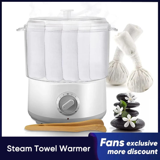 Professional Steam Towel Warmer for Spa Salon,202°F Fast Heating in 5 Minutes Hot Towel Machine,Facials Towel Sterilization