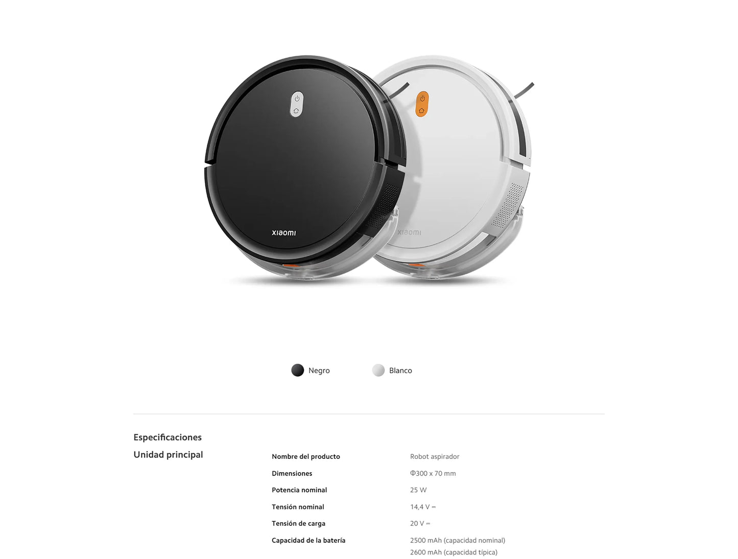 Official |    Xiaomi Robot Vacuum E5 Black