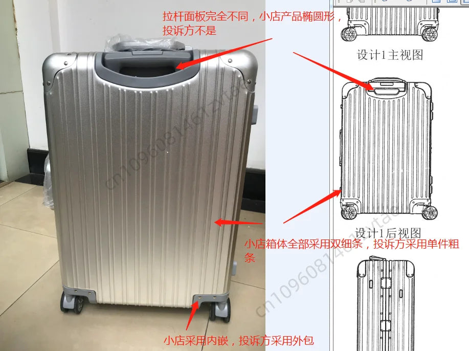 Aluminum-Magnesium Alloy Suitcase, High-Quality Rolling Luggage Available in 20”, 24”, 26”, and 29” sizes. Durable trolley luggage perfect for travel, carry-on, and cabin use.