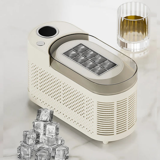 Portable Small Ice Maker Mini Convenient Home Dormitory Office Camping Car Cube Ice Automatic Ice Making Box ice machine 220V