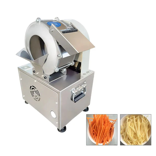 Multifunctional Vegetable Cutting Machine Commercial Potato Cucumber Carrot Slicer Electric Potato Shredder