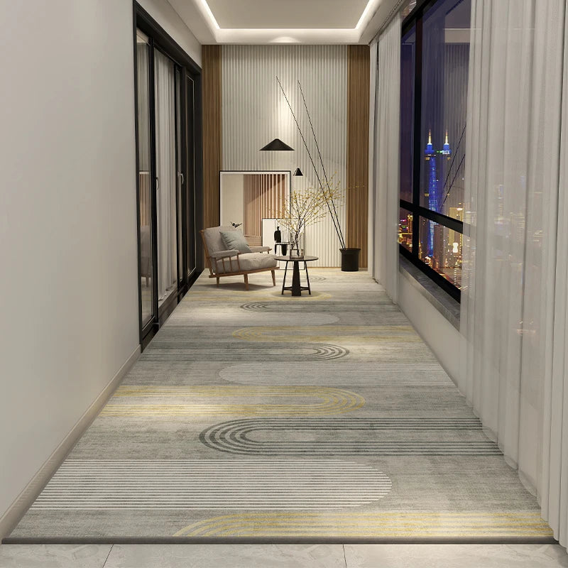 Custom Made Long Hallway Carpets European Stairs Corridor Carpet Hotel Hall Runner Aisle Carpet Area Rugs Non-slip Floor Mat