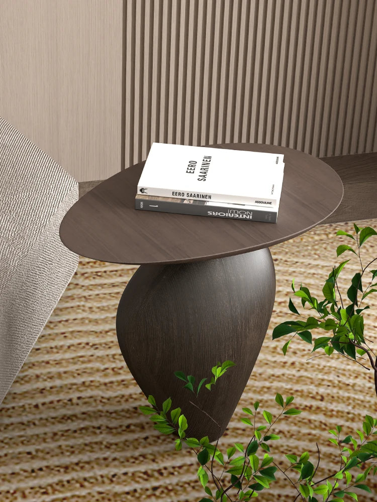 Creative Cobblestone Side Table – Nordic Style Unique, modern design perfect for living rooms, bedrooms, or sofa corners. Stylish coffee/tea table for home décor.
