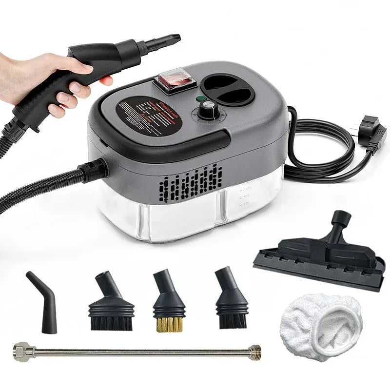 2500W High Pressure Steam Cleaner High Temperature Washing Machine for Home Air Conditioner Kitchen Hood Car Floor Cleaning Use