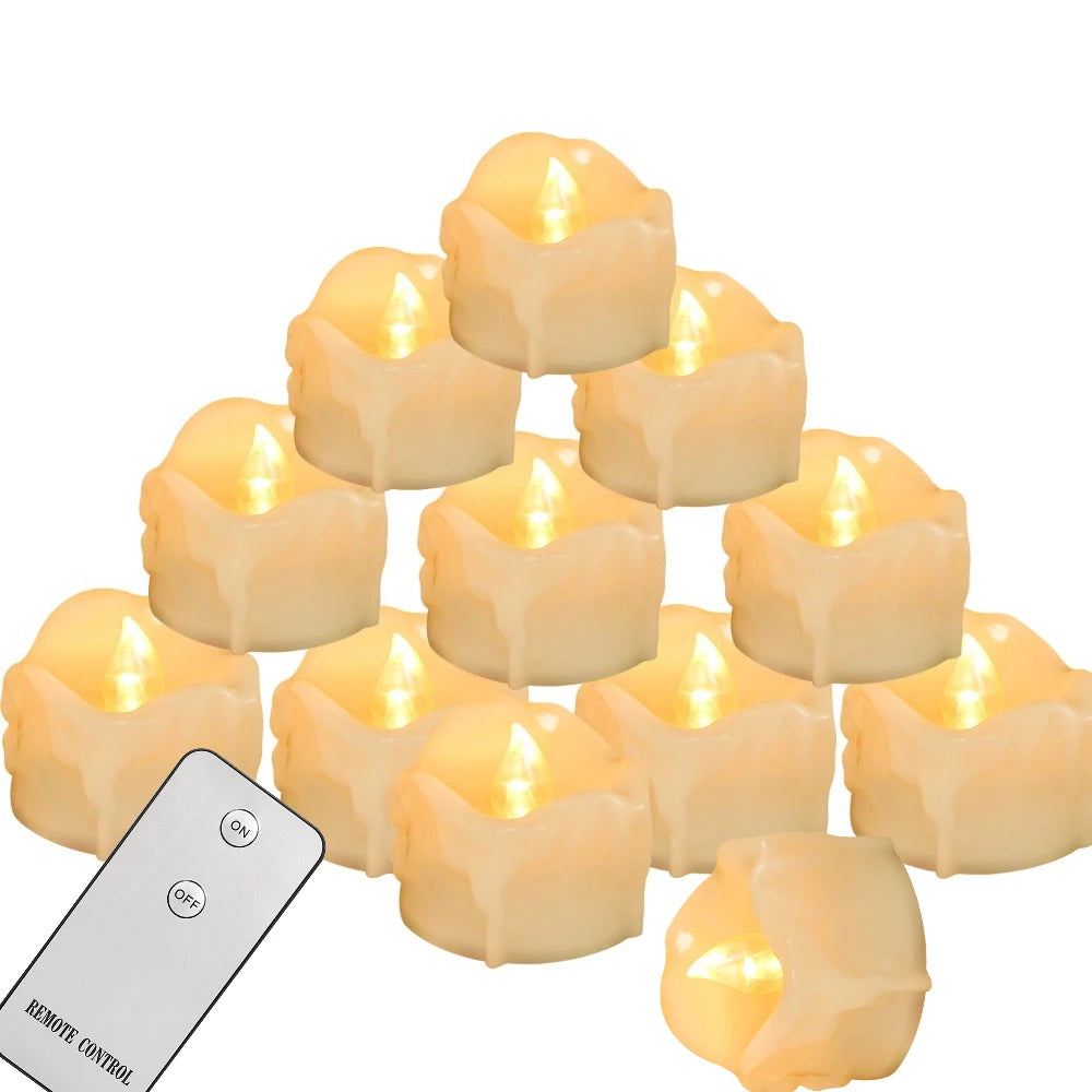 Flameless LED Tealight Candles with Remote Timer
Battery-operated votive candles perfect for weddings, holidays, and everyday décor.