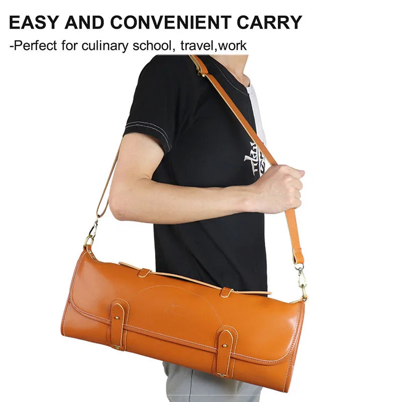 Kitchen Chef Knife Roll Bag Case Knife Carrying Case Bags Organizer with 10 Pockets for Kitchen Cooking Tools Storage Knife Bag