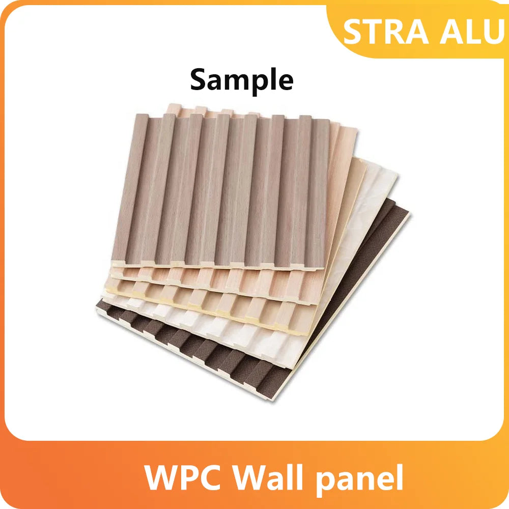 Outdoor WPC Wall Panel 24x48 Inch UV Resistant & IP68 Waterproof, Fireproof Exterior Cladding for Facade/Balcony, Snap Lock Syst