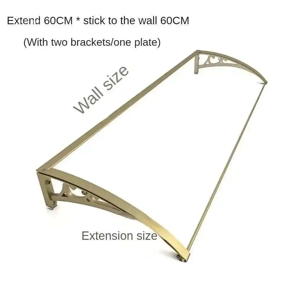 Modern Metal Awning for Electric Box Silent Outdoor Thickened Awnings Personalized Commercial Waterproof Awnings for Terrace