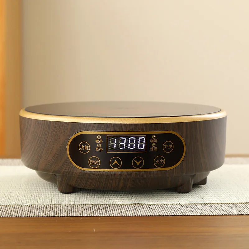 220V Electric Ceramic Stove Tea Stove Electric Hot Plate Heater Stove 7 Gear Heating Furnace Smart Tea Maker Water Boiler 1300W