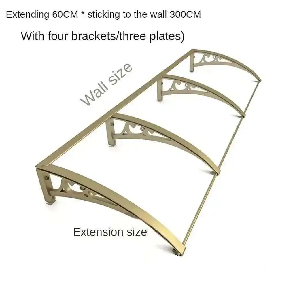 Modern Metal Awning for Electric Box Silent Outdoor Thickened Awnings Personalized Commercial Waterproof Awnings for Terrace