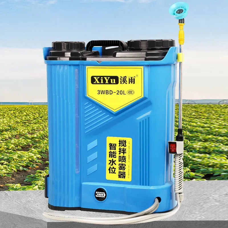 Upgrade Full-automatic Electric Stirring Sprayer Agricultural Backpack High Pressure Garden Irrigation Sprayer