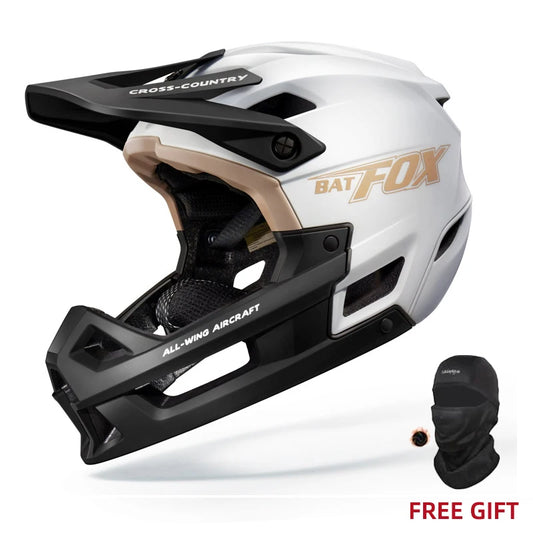 Full-Face Mountain Bike Helmet – Off-Road Certified Integrally molded helmet designed for cycling safety and comfort. Ideal for mountain biking and off-road riding adventures.