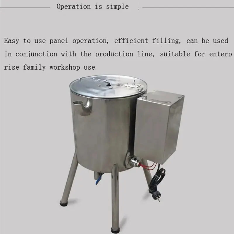 Heating and stirring filling machine 15L/30L lipstick filling machine hand soap filling machine lipstick quantitative filling