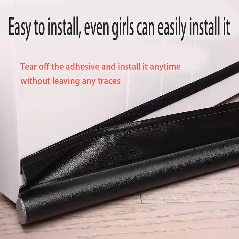 Adjustable Door Bottom Seal Strip Weatherstrip Under Door Draft Stoppers Anti-Cold Windproof Gaps Blocker House Acoustic Foam