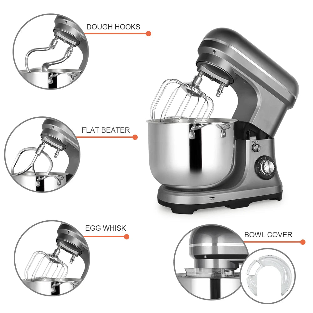 Home Stand Mixer High Power Capacity 2000W 11L Cake Bread Dough Mixer Planetary Electric Home Kitchen Appliance Food Mixer