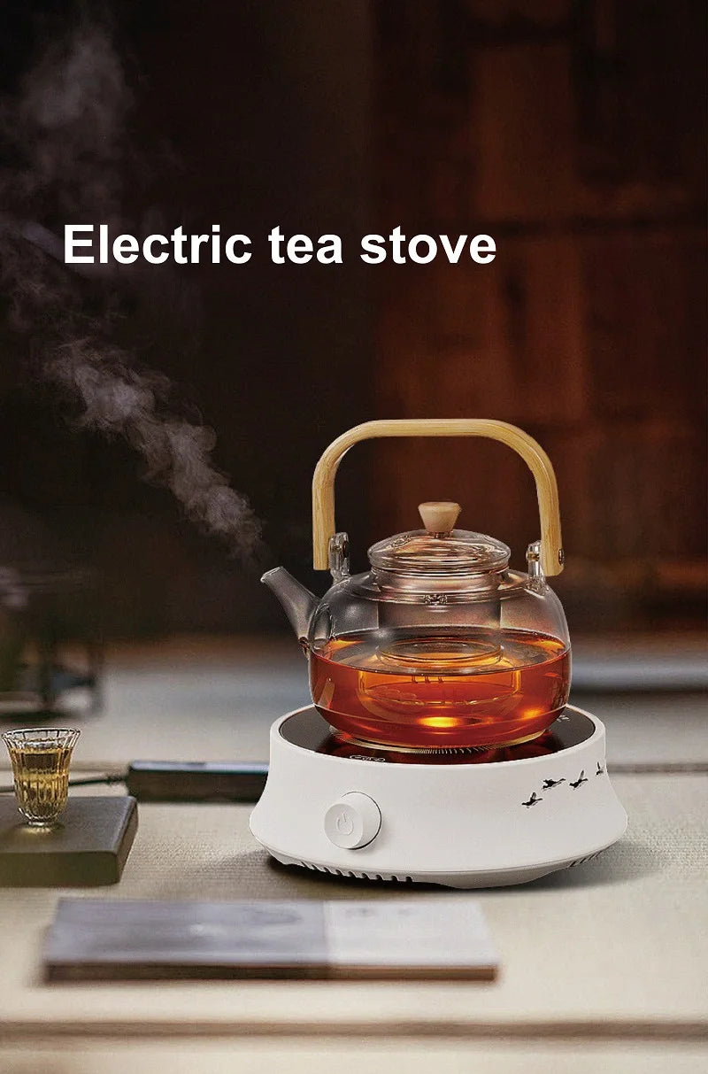 220V Mini Electric Stove Boiling Water Stove Household Tea Making Machine Multi-function Coffee Tea Heater Heating Stove 800W