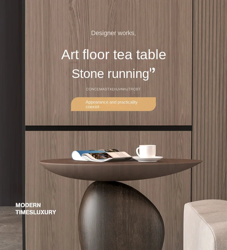 Creative Cobblestone Side Table – Nordic Style Unique, modern design perfect for living rooms, bedrooms, or sofa corners. Stylish coffee/tea table for home décor.
