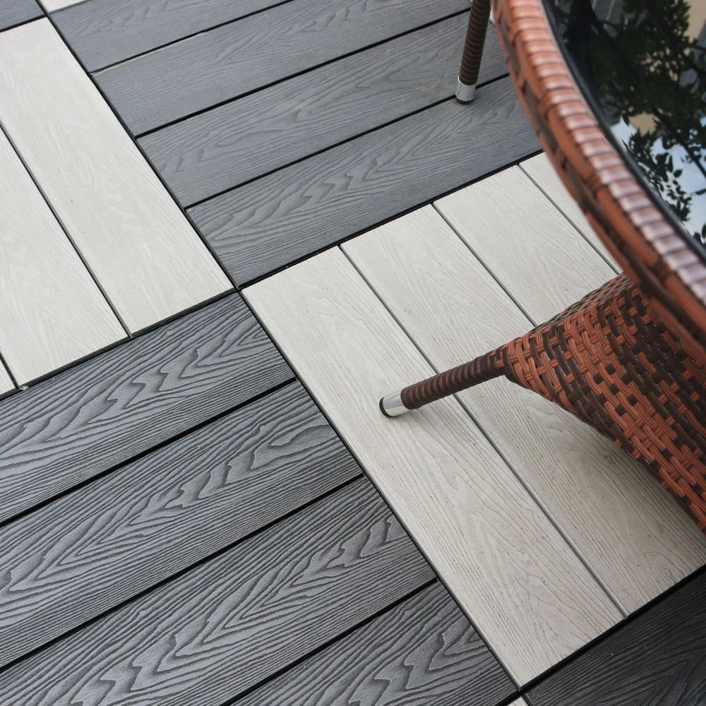 Resort-Style WPC Composite Wood Decking – Slip-Resistant Durable and stylish decking solution for outdoor spaces, combining wood aesthetics with the low-maintenance benefits of composite materials.