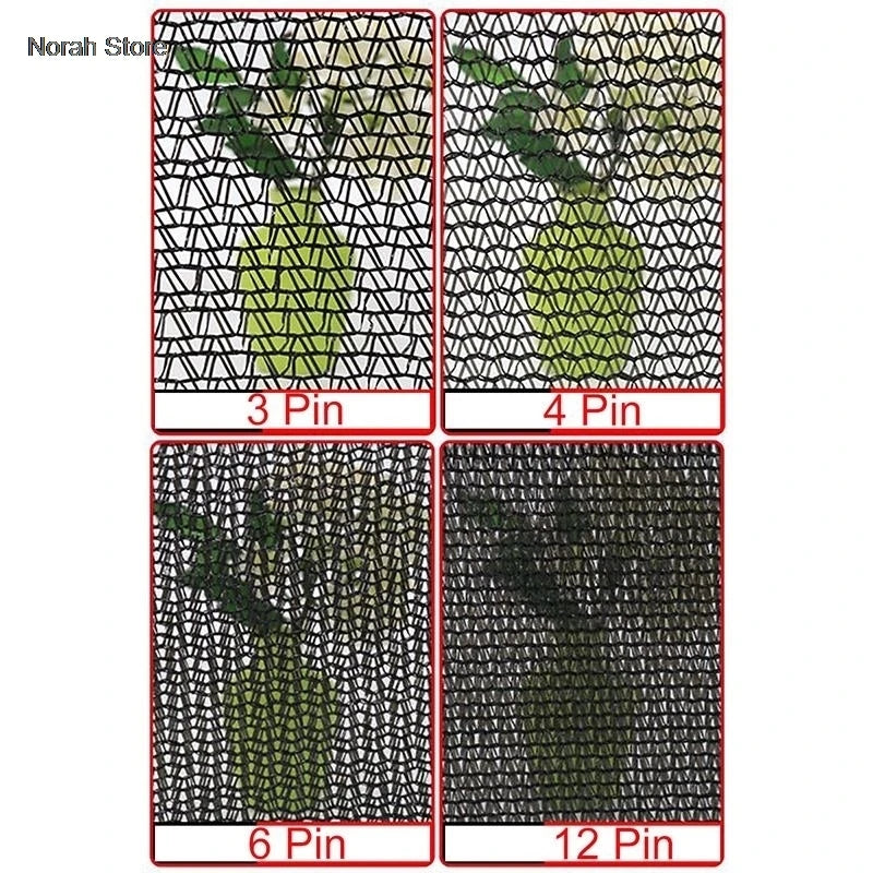 6X6m Black Shade Cloth with Grommets Sunblock Mesh Cover Anti-UV Garden Balcony Plant Sunshade Net Outdoor Greenhouse﻿﻿﻿﻿﻿﻿﻿﻿﻿﻿