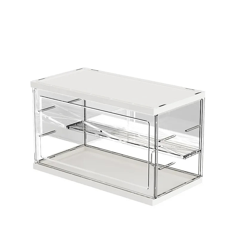 Creative Acrylic Display Cabinet for Blind Box Storage-Premium Transparent Showcase with 360° Visibility Multi-Scene Organizer