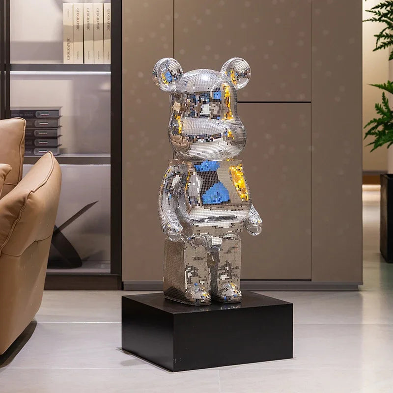 Violent Bear Standing Decoration - Big Piggy Bank for High-End Living Room, Sofa Side Decorative Item, Home Furnishing Ornament