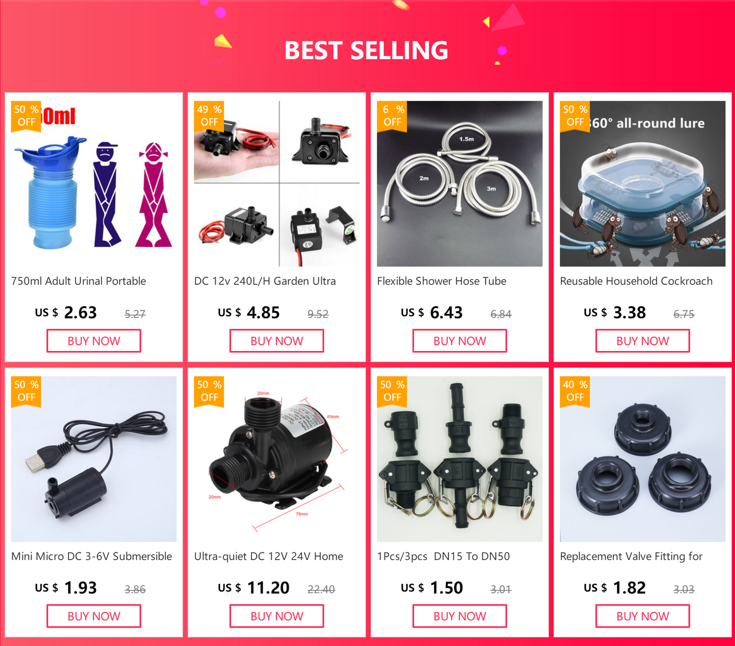 100PCS DN15 Agricultural Irrigation 360 Degree Automatic Rotation Mag Rocker Arm Sprinkler Garden Lawn Manor Watering Sprinkler