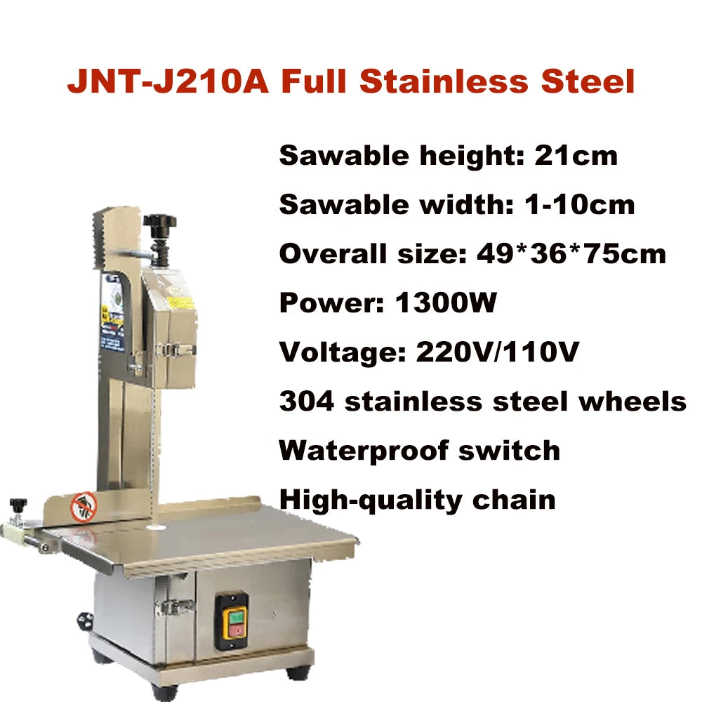 Desktop Electric Bone Saw Cutter Saw Food Processor  Cutting Machine Commercial Bone Cutter Keukenmachine