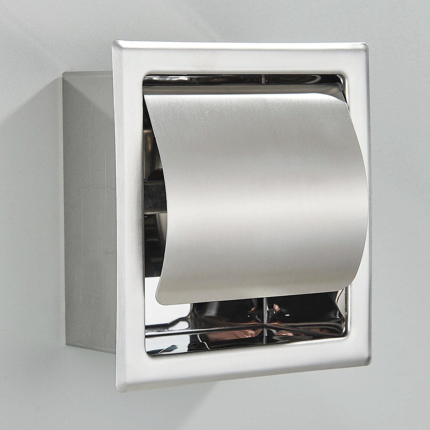Bathroom Toilet Paper Holder 304 Stainless Steel Waterproof Roll Paper Box Black Tissue Box Holder Bathroom Hardware Accessories
