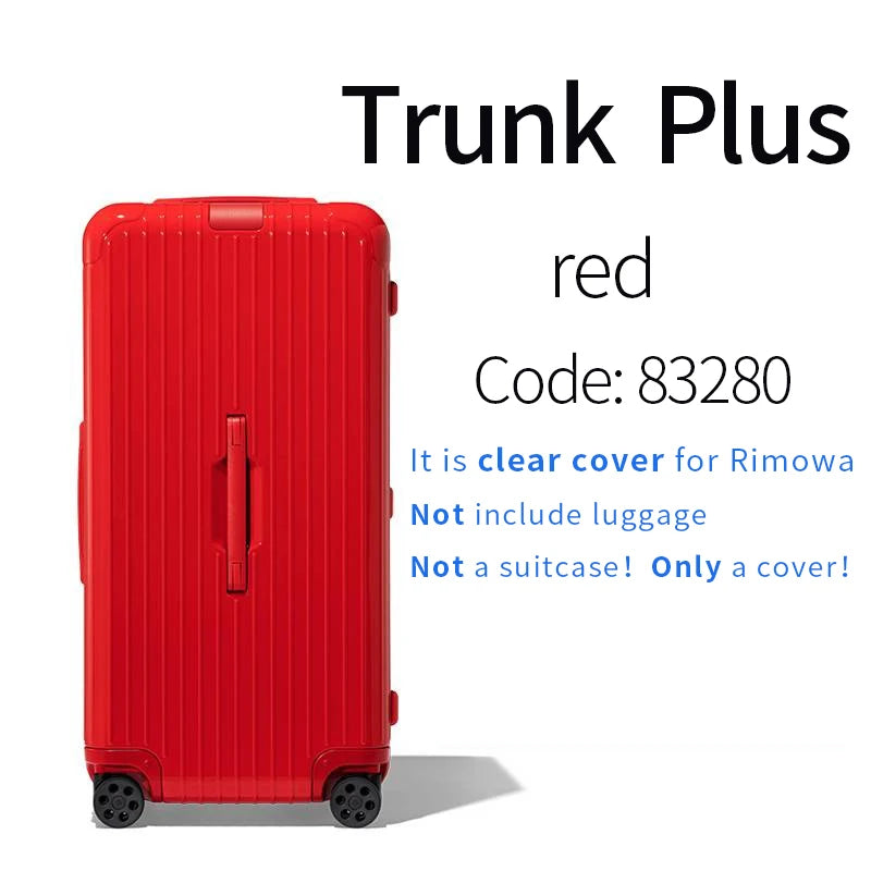 Transparent Cover Applicable for Rimowa Essential Suitcase Protective Cover Clear Trunk Plus 31 33 Inch Rimowa Luggage Cover