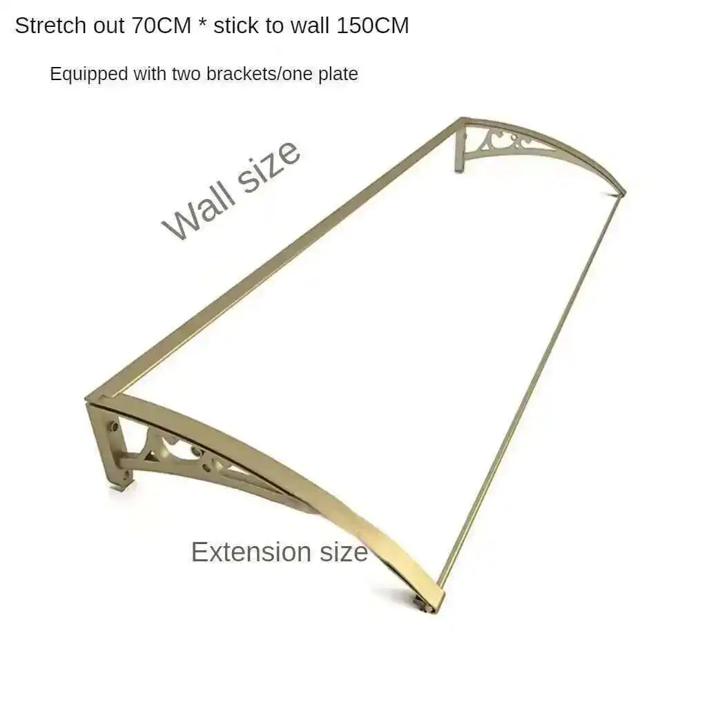 Modern Metal Awning for Electric Box Silent Outdoor Thickened Awnings Personalized Commercial Waterproof Awnings for Terrace