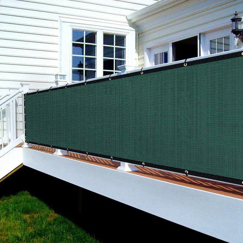 Balcony Privacy Screen Fence Netting 0.6/0.8/0.9/1.2/1.5m Height Patio Railing Fencing Cover UV-Resistant Garden Sunshade Net