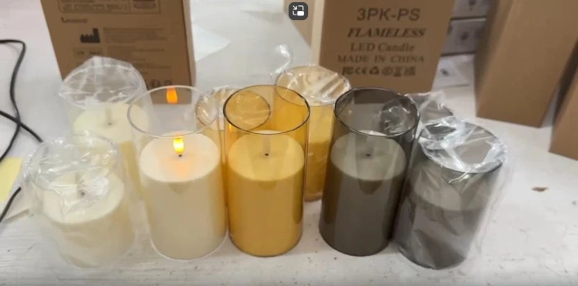 3PCS Flickering Flameless Candles with Remote Control and Timer Battery Operated LED Candles for Romantic Ambience Home Decor