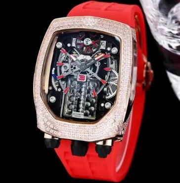 Advanced limited edition men's mechanical watch new design carving custom watch automatic mechanical men's watch men's gif