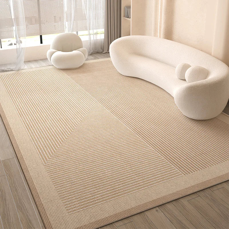VIKAMA French Carpet For The Living Room, Wabi-Sabi Style Carpet, Easy To Maintain, Light Luxury, Bedside Carpet For The Bedroom