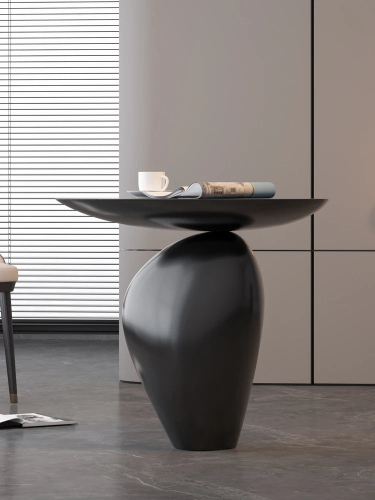 Creative Cobblestone Side Table – Nordic Style Unique, modern design perfect for living rooms, bedrooms, or sofa corners. Stylish coffee/tea table for home décor.