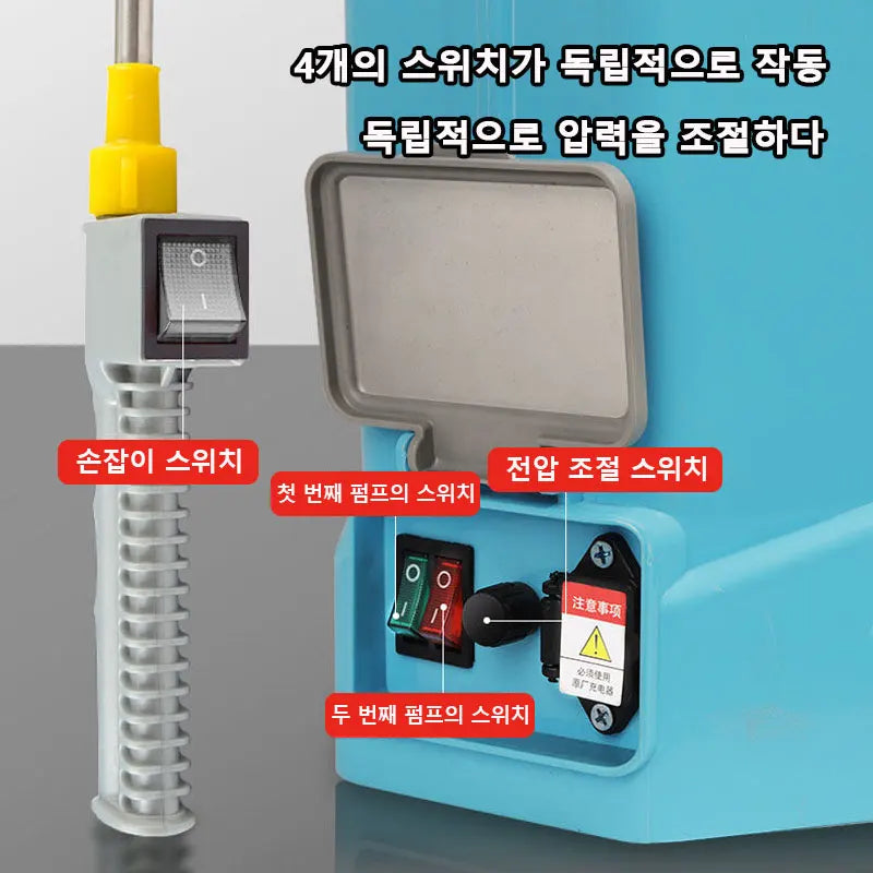 Intelligent Double Pump Electric Sprayer 60A Large Capacity Lithium Battery Agricultural Sprayer Strong Power Spray 20L
