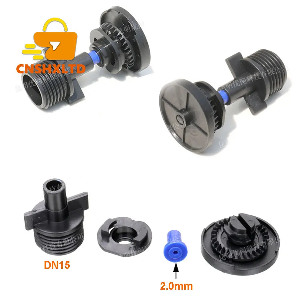 100PCS DN15 Agricultural Irrigation 360 Degree Automatic Rotation Mag Rocker Arm Sprinkler Garden Lawn Manor Watering Sprinkler