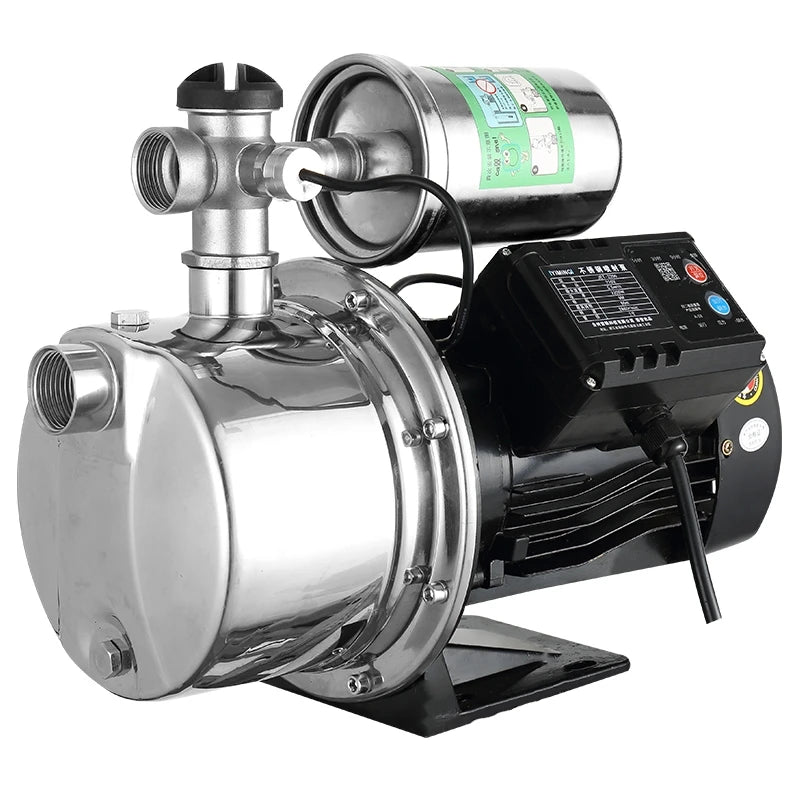 304 Stainless Steel Pump Household Digital Display Constant Pressure Booster Pump Tap Water Self Priming Pump