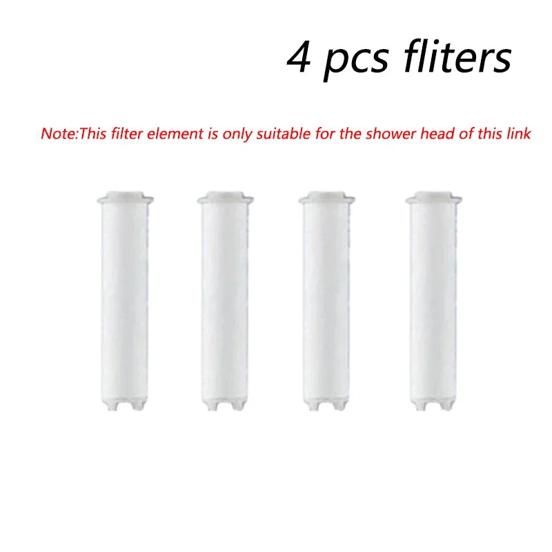 10 Spray High-Pressure Water Saving Filtered Shower Head Handheld Showerhead Fall Resistance Black White Bathroom Shower Nozzle