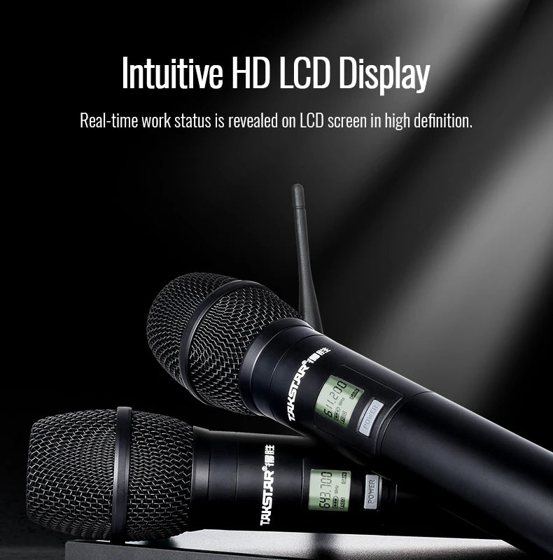 Takstar TS-3310UH Wireless Microphone UHF integrated circuit KTV Conference Home Entertainment Outdoor Performance