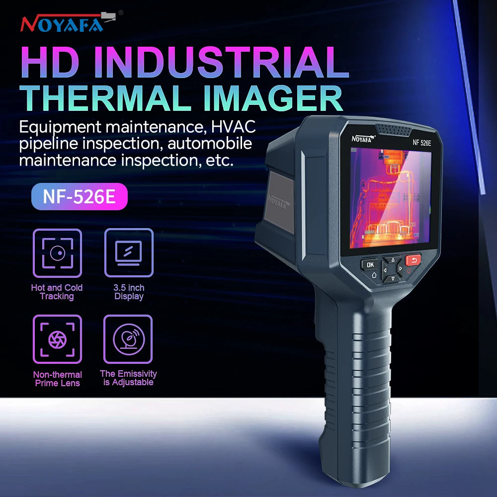 Noyafa NF-526E Professional Thermal Imager 256x192 Infrared Thermal Camera High Sensitive Infrared Thermal Imager for Repair
