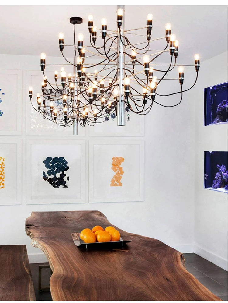 Modern Led Ceiling Chandelier Replica Pendant Lights Luxury Flo Suspension Lamp Living Room Hotel Kitchen Decor Hanging Lustre