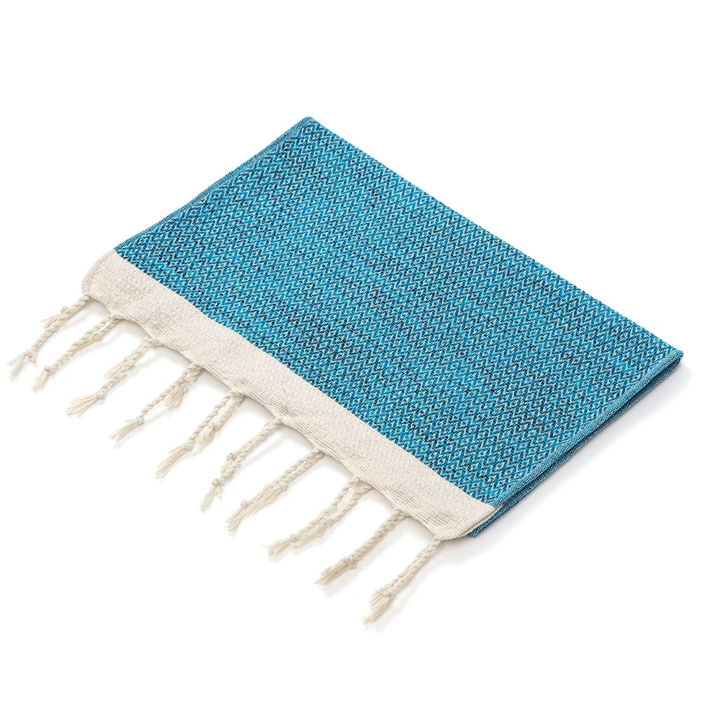 YEUZLICOTTON 100%cotton Turkish towel with tassels for home 40*100CM Sauna Spa Bath sports Towels Tablecloth Bathroom set