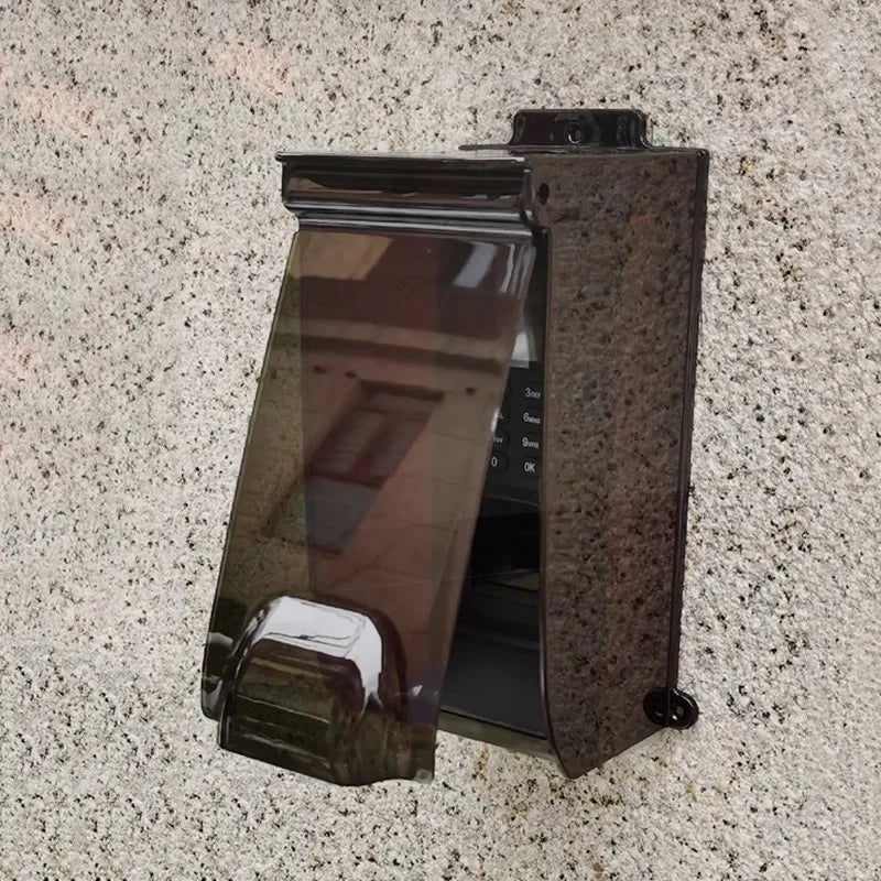 Outdoor Rainproof Cover  Flip cover protective case Keyless Password Lock Waterproof  Tank For Door Lock Doorbell sunshade shell