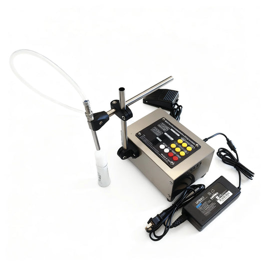5000ml Filling Machine Diaphragm Pump Liquid Water Filler Foot Pedal Switch Juice Sauce Milk Fill Automatic Small Quantitative