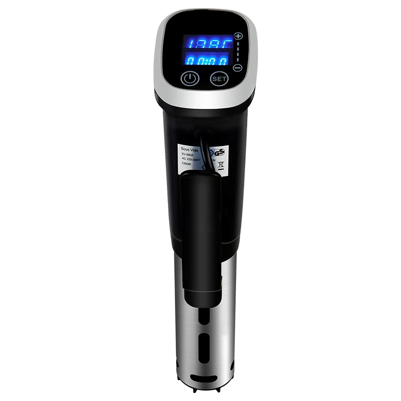 BioloMix 2.55 Generation IPX7 Waterproof Sous Vide Cooker with LED Digital Display for Precise Temperature Control