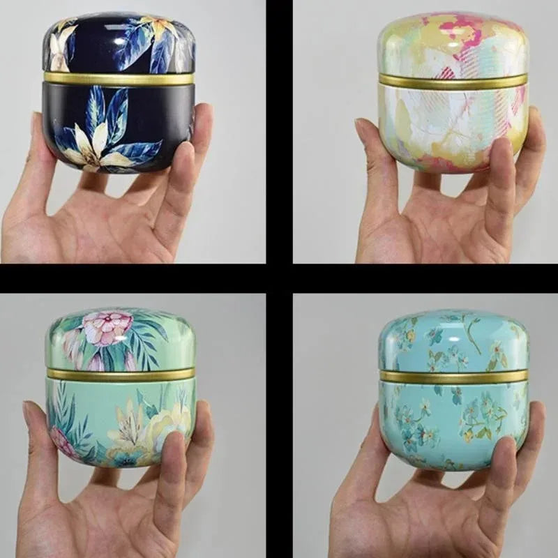 Tea Storage Kitchen Tea Box Jar Storage Holder Sweetmeats Candies Cans Teaware Tea Caddies Containers Multi-purpose Storage Box