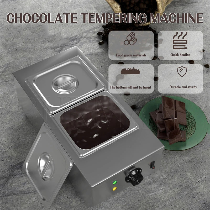 Electric Chocolate Melting Machine Furnace Tempering Machine Heating Stove 110V 220V